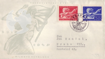 FDC 462 / 463 - M 7 / 47 - 174 ● - 1947