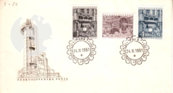 FDC 0571 / 0624 ● - 1951 kompletní ročník