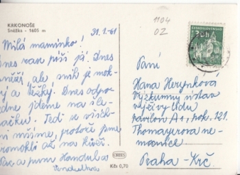 Krkonoše - Sněžka - CZ 1961 95 002 ●