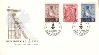 FDC 0571 / 0624 ● - 1951 kompletní ročník