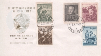 FDC 0571 / 0624 ● - 1951 kompletní ročník