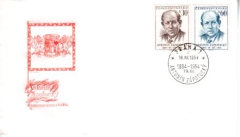 FDC 0811 / 0812 ● - 1954