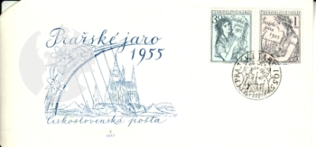 FDC 0825 / 0826 ● - 1955