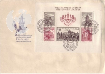 FDC 0853 / 0857 A ● - 1955