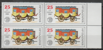 BG 3724 čtyřblok ** - 1988