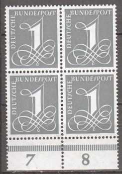 NSR 0285 - čtyřblok ** - 1958