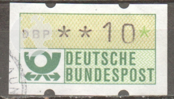 NSR ATM 1 - Wert 10 Pf ● - 1981
