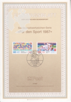 Západní Berlín NL 0772 (BL 8) / 0797 ● - 1987 kompletní ročník