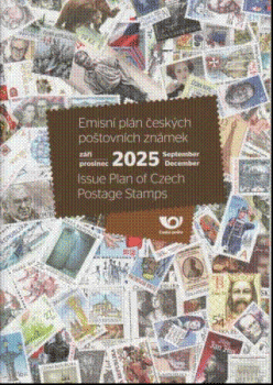 CZ Emisní plán českých poštovních známek 2025 - II. Halbjahr