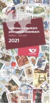 CZ brožura 2021 - České poštovní známky / leden - červen 2021