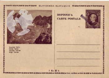 CDV 081 / 25 (Überdruck schwarz) ** - 1945