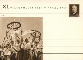 CDV 090 B / 12 Typ II Prager Ausgabe ** - 1948