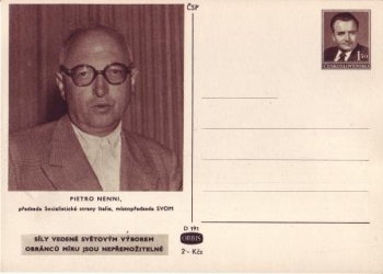 CDV 100 / 19 ** - Pietro Nenni - 1950