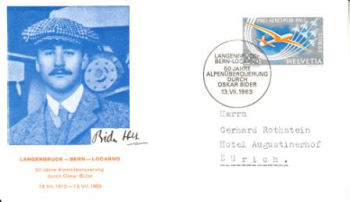 CH FDC 0780 - 1963 07 001 ●