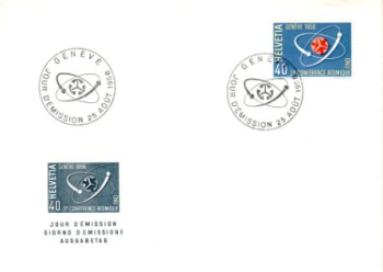 CH FDC 0662 ● - 1958