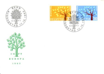 CH FDC 0756 / 0757 ● - 1962
