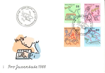 CH FDC 1381 / 1384 ● - 1988