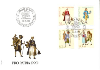 CH FDC 1417 / 1420 ● - 1990