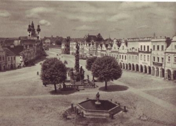 CPH 001 / 12 ** - Bildpostkarte - Telč - 1949