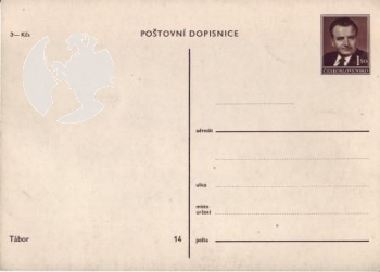CPH 001 / 14 ** - Bildpostkarte - Tábor - 1949