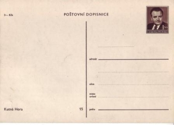 CPH 001 / 15 ** - Bildpostkarte - Kutná Hora - 1949