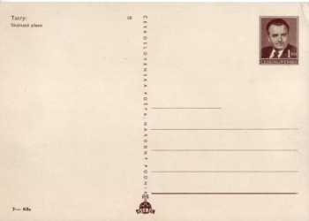 CPH 002 / 38 ** - Bildpostkarte - Skalnaté pleso - 1950