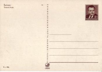 CPH 002 / 54 ** - Bildpostkarte - Železná Ruda - 1950