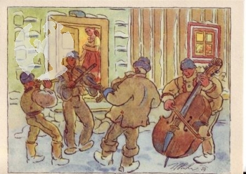 CPH 048 ** - Satz Künstlerpostkarten  - 1951