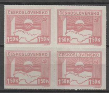 0353 a - čtyřblok ** - 1945