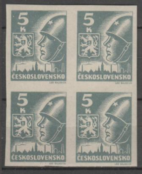 0355 b - čtyřblok ** - 1945
