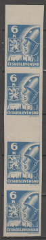 0356 MS (4) meziarší svisle 4 známkové pole ** - 1945