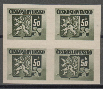 0363 A + 0365 A + 0366 A + 0368 A + 0370 A čtyřblok ** - 1945