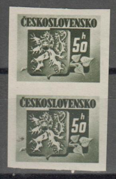0363 B pár - svisle ** - 1945