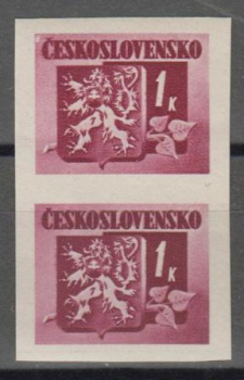 0364 B pár - svisle ** - 1945