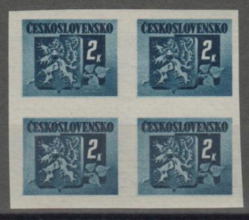 0366 A čtyřblok ** - 1945
