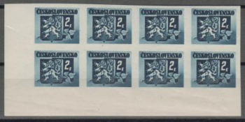 0366 větší celek 8 známek ** - 1945