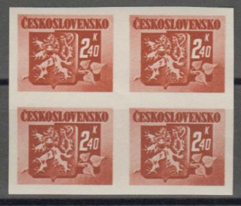 0363 B / 0371 B čtyřblok ** - 1945