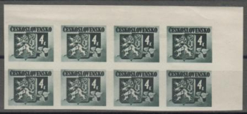 0369 větší celek 8 známek ** - 1945