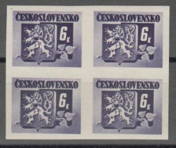 0370 B čtyřblok ** - 1945