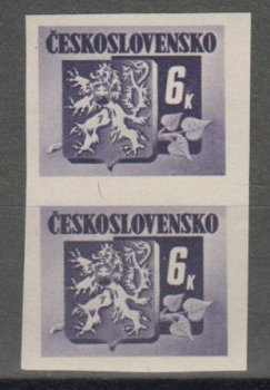 0370 B pár - svisle ** - 1945