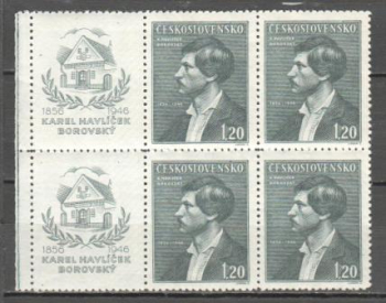0436 K L větší celek 4 známky + 2 K ** - 1946