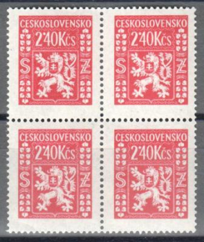SL 0012 čtyřblok ** - 1947