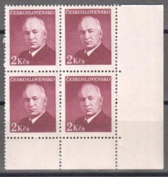 0465 čtyřblok ** - 1948