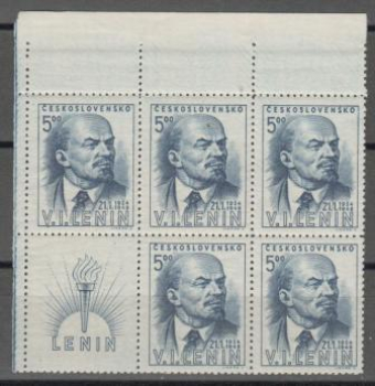 0499 VK 3 - větší celek 5 známek + 1 K L ** - 1949