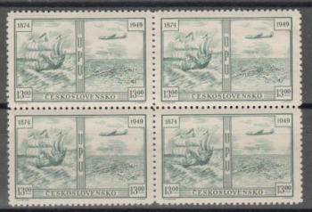0510 čtyřblok ** - 1949