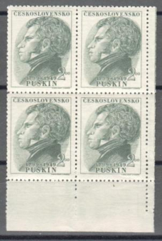 0516 čtyřblok ** - 1949