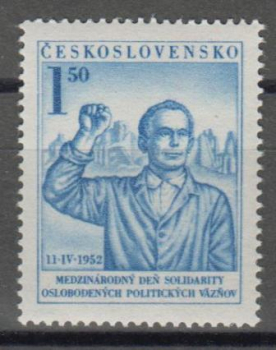 0644 ZT zkušební tisk (1,50 Kč - světle modrá) ** - 1952