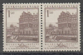 0702 pár - vodorovně ** - 1953