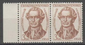 0710 pár - vodorovně ** - 1953