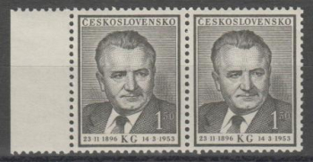 0717 pár - vodorovně ** - 1953